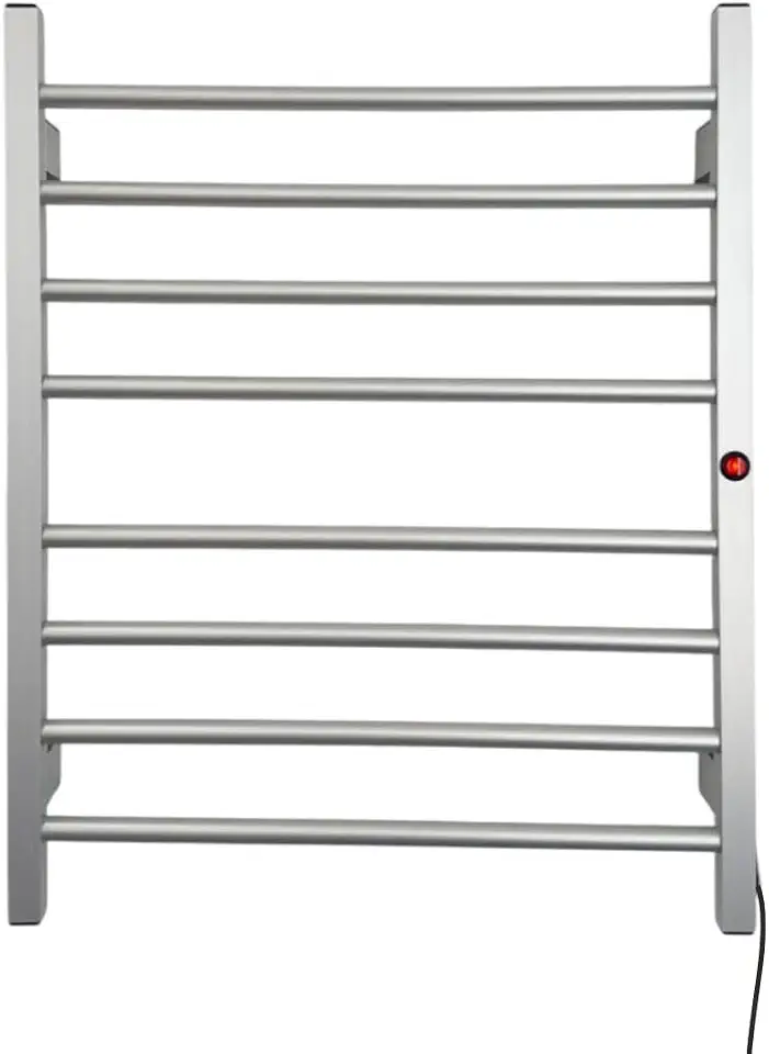 TOALHEIRO TERMICO GRANDE DE PAREDE PRATA LARCANT 220V