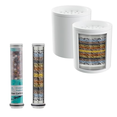 2 Pack Shower Filter with Handheld Shower Filter