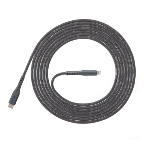 Cable USB-C a Lightning de 10 pies para cargar el móvil desde el sofá 1