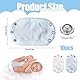 Pluvyze 10 Stück Body Verlängerung Baby Bodyverlängerung Verlängerung Body Baby Body Verlängerungen(Weiß/Blau)