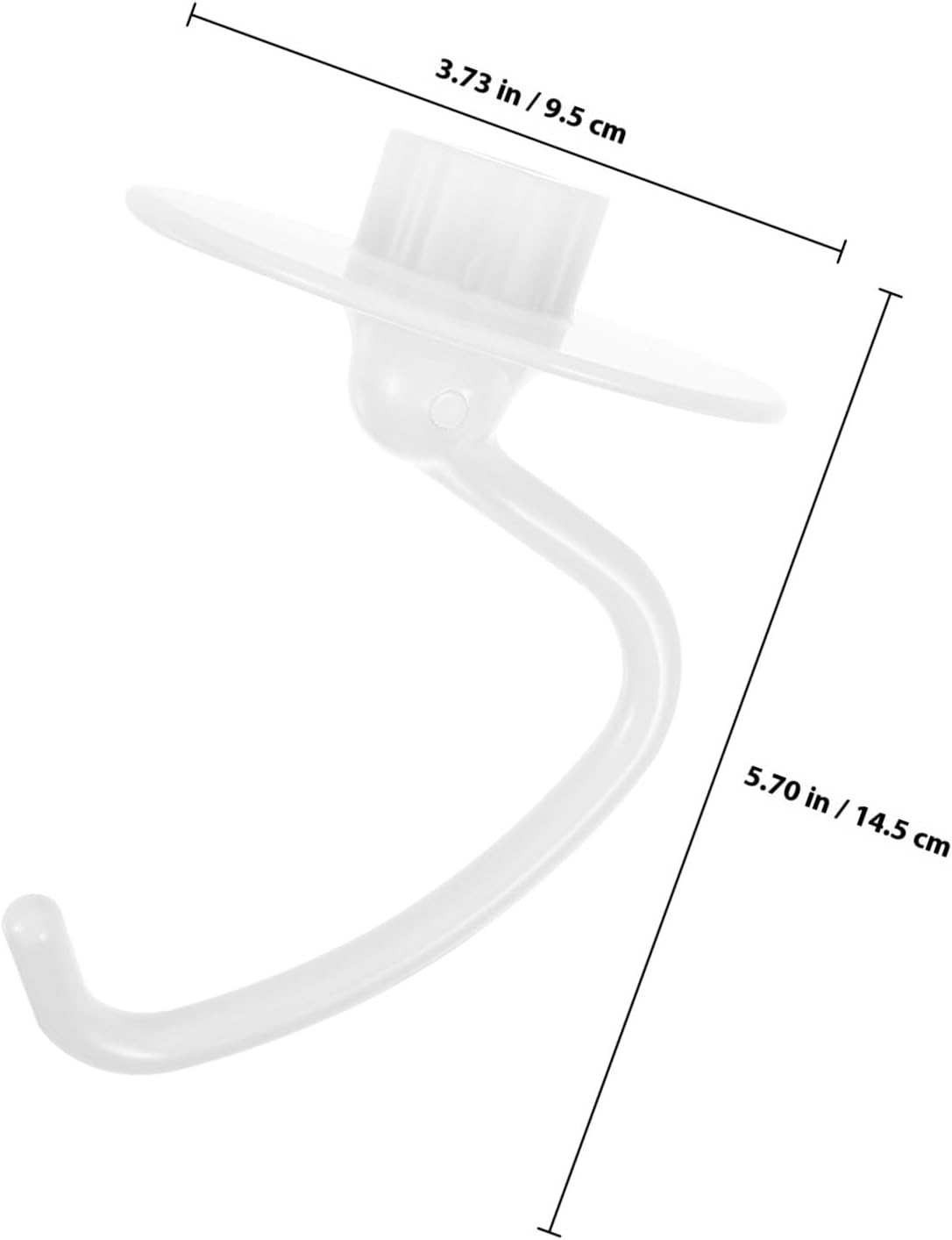 Ipetboom Dough Hook for Kitchen Stand Mixer, Stainless Steel Mixer Attachment, Dishwasher Safe Bread Hook for Home Baking and Mixing Accessories