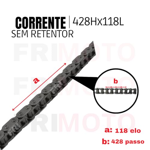 Kit Relação Riffel Titan160 Fan 160 Corrente Coroa Pinhão