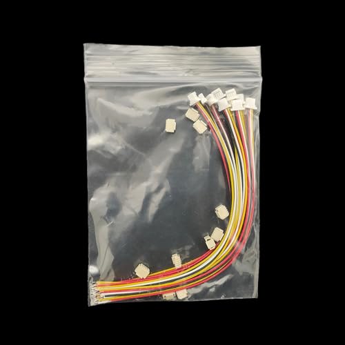 10 sets conectores micro JST SH 1.0mm 4 pines con cable de 15cm miniatura 5