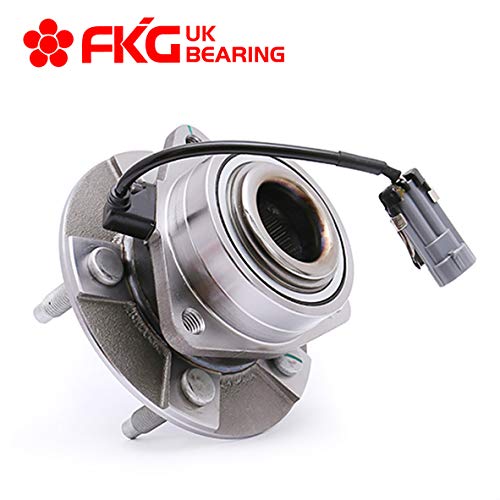 Fkg 513189 Front Wheel Bearing Hub Assembly For 2002-2007 Saturn Vue, 2006 Pontiac Torrent, 2005-2006 Chevy Equinox, 5 Lugs W/Abs #TOP4