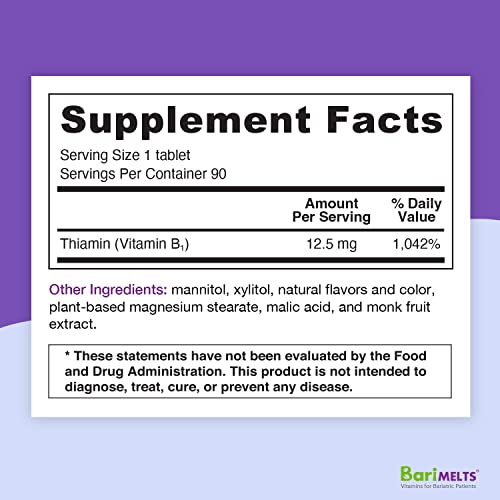 Barimelts Wls Vitamin Variety - Iron With Vitamin C, Vitamin B12 Plus, And Vitamin B1 #TOP6