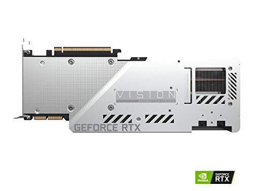Image of GIGABYTE GeForce RTX 3090 Vision OC 24G Graphics Card, 3X WINDFORCE Fans, 24GB 384-bit GDDR6X, GV-N3090VISION OC-24GD Video Card