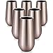 6 Pieces Stemless Champagne Flutes Double-insulated Champagne Tumbler with Lips, 6 OZ Stainless Steel Unbreakable Cocktail Cups for Coffee Wine Glass Tumbler (6 Champagne)