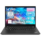 Lenovo ThinkPad T14s Gen 2 Laptop 14-inch FHD, Intel Core 11th Gen i7-1165G7, 16GB RAM, 512GB SSD, Backlit KBL, Fingerprint, HDMI, Windows 11 Pro (Renewed)