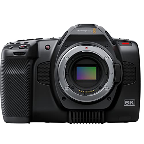 Image of Blackmagic Design Pocket Cinema Camera 6K Pro (CINECAMPOCHDEF06P) - Bundle Includes Two (2) Additional NP-F570 Batteries, Dual Battery Charger, and SolidSignal Microfiber Cloth