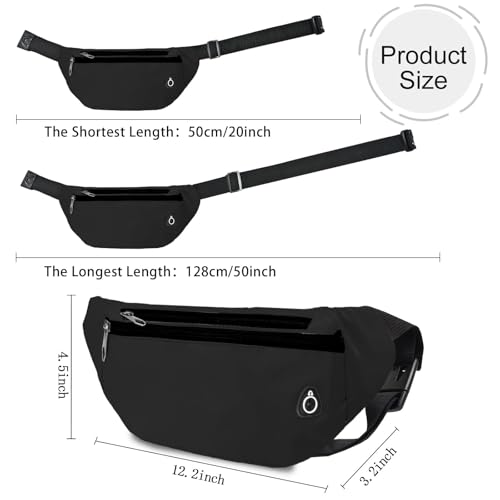 Rosoz Bauchtasche, Gürteltasche Damen Bauchtasche Herren Geschenke Sport Hüfttaschen für Outdoor Reise Laufen Fahrrad