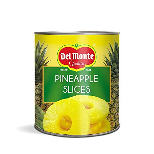 Del Monte Pineapple Slices, 836g | Canned Pineapple| Ideal for deserts, salads and sncaks| Product of Philippines