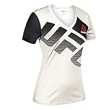 adidas jersey baseball Bekleidung Adidas UFC offiziellen Reebok Kampf Kit (Kreide weiß/schwarz) Walkout Jersey Damen, Damen, weiß, X-Large
