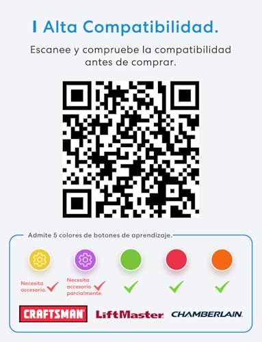 Abridor de puertas de garaje inteligente compatible con Google y SmartThings controlador Meross 3