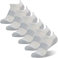 01# 6 Pairs- White Ankle