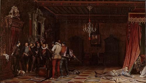 Cuadro de Paul Delaroche El asesinato de Guisa impreso en lienzo de calidad