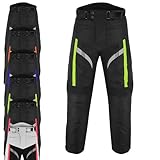 La capa exterior de nuestros pantalones de motocicleta está hecha de tejido Cordura de poliéster 600D de primera calidad. Impermeable (con auténtica membrana impermeable y transpirable).