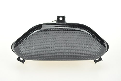 Moto Led Stop & Feu Arrière avec Intégré Clignotants pour Suz-uki 1994-1999 BANDIT 600; 1997-2000 BANDIT 1200 (Gris)