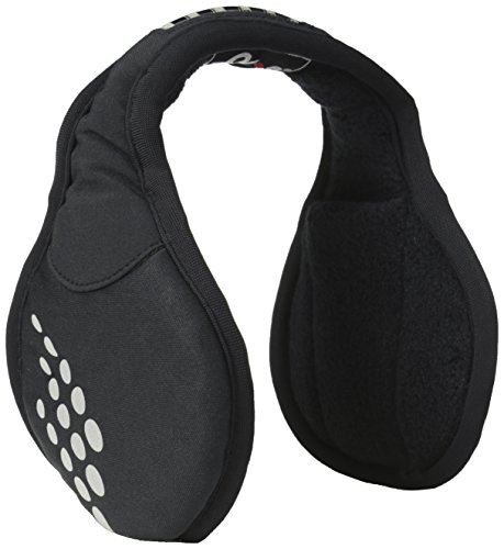 180`s Ohrenschützer Ohrwärmer in Polar Fleece mit LED Beleuchtung für Sport, Fitness, Skifahren, Radfahren, Laufen - Schwarz Cover