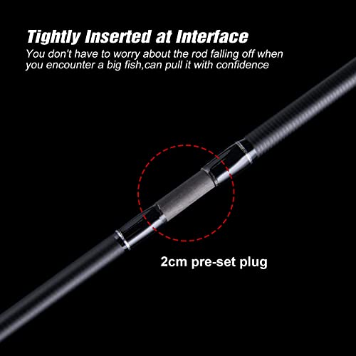 Goture Cork Handle Fishing Rod,2 Piece Spinning Rod/Casting Rod,Medium Fast For Saltwater/Freshwater #TOP4