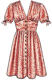 McCall's Sewing Pattern M7974A5-Misses' Dresses, Paper, White, Various
