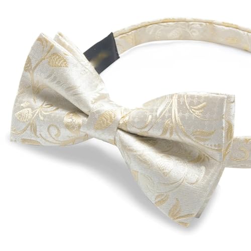 Set de corbata de moño y pañuelo de seda miniatura 6