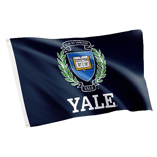 Desert Cactus Yale University Flag Bulldogs Banners 100% Polyester Indoor Outdoor 3x5 feet Flags (Design A)