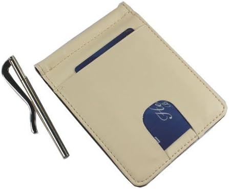 Mens Wallet Money Clip Spring Leather Front Pocket Wallet 11 Cards Alpine Swiss