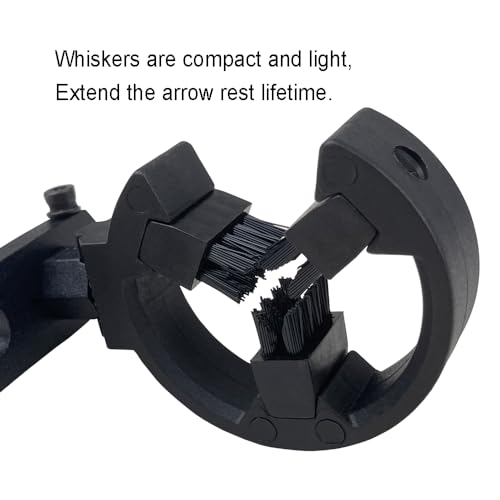 image for - QI HUO JU - 6pcs Arrow Rest Replacement Brushes, Archery Whisker Bis