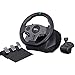 Produktbild PXN V9 Rennlenkrad Gaming Universal USB 270°/900° Spiel Lenkrad mit 3 Pedalen, Schalthebel und Schaltpaddles für PC, Xbox One, Xbox Series X|S, Playstation 3, Playstation 4, Nintendo Switch