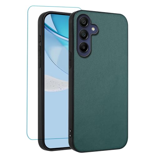 Coque Samsung Galaxy A16 avec protège-écran TPU souple vert