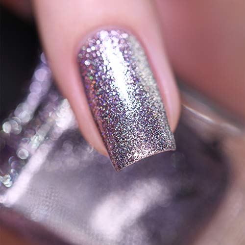 Image of ILNP Echo - Platinum Silver Holographic Ultra Metallic Nail Polish