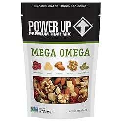 Power Up Trail Mix, Mega Omega Trail Mix, Non-GMO, Vegan,