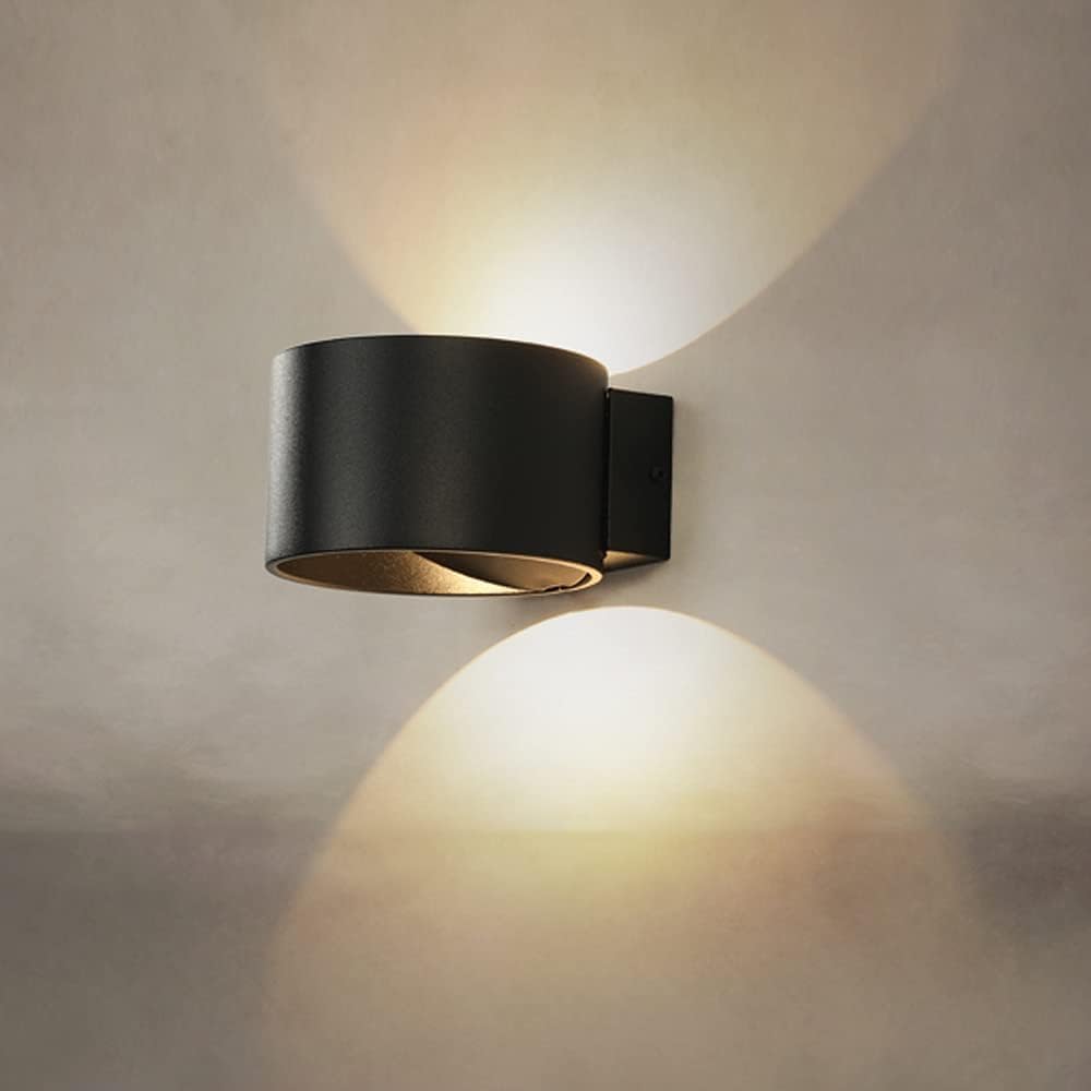 HYJAUSXB Modern Minimalist - Style LED Wall Lamp Sconces, 7W Neutral Light Round Living Room Background Decoration Lighting Fixture, Pendant