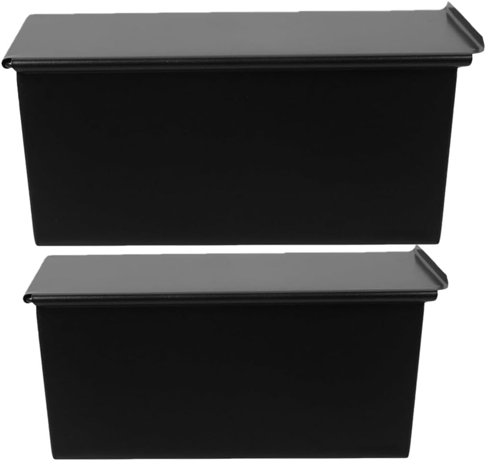 Kichvoe 2pcs Nonstick Toast Mold with Lid Versatile Loaf Pan for Baking Bread Bakery Made of Carbon Steel for Easy Cleanup for Family Gatherings and Parties