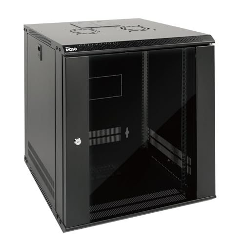 Tecmojo 19 Zoll 12HE 450mm Tief Netzwerk-Schrank...