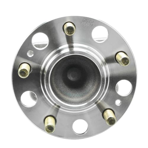 Image of Detroit Axle - 2pc Rear Wheel Bearing Hubs Assembly for Hyundai Sonata 2015-2019, Tucson 2016-2021, Veloster N 2019-2022, Kia Cadenza 2017-2020, Optima 2016-2020, Sportage 2017-2022, 5 Lugs w /ABS