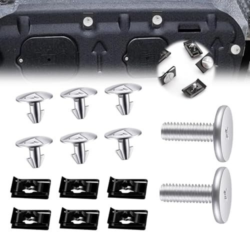 Image of 14PCS Engine Splash Shield Hardware Kit, Engine Cover Fasteners and Replacement Parts, OEM 90674-TY2-A01 90105-TBA-A00, Compatible with Honda Accord, Civic, CR-V (2014-2019)