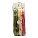 Pastificio Langhe Natura Amica - Pasta artigianale 4 Confezioni da 250 g (Linguine Tricolore)