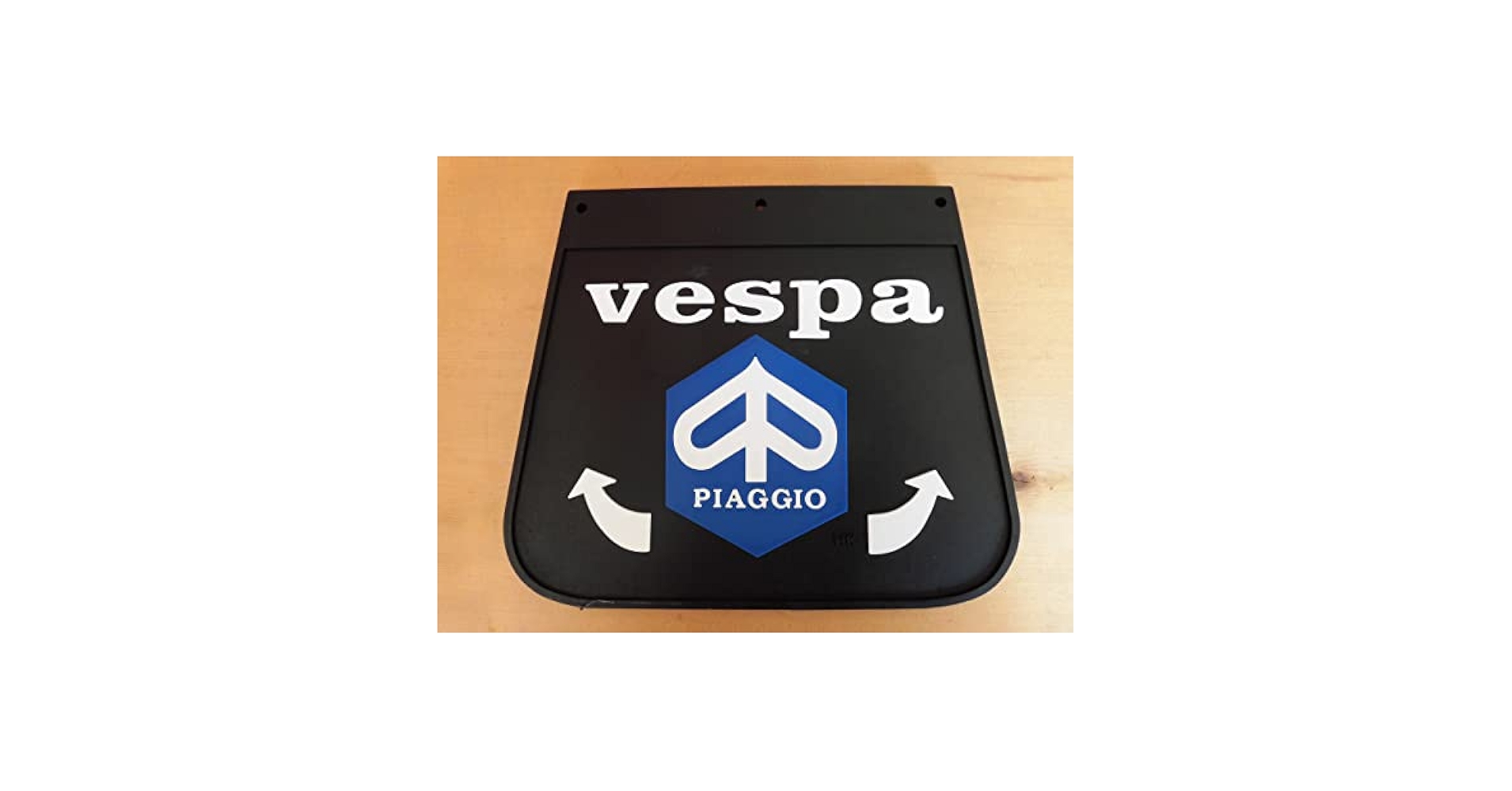 Amazon | Vespaベスパ 泥除け 六角ロゴ BK/BL シリコンラバー