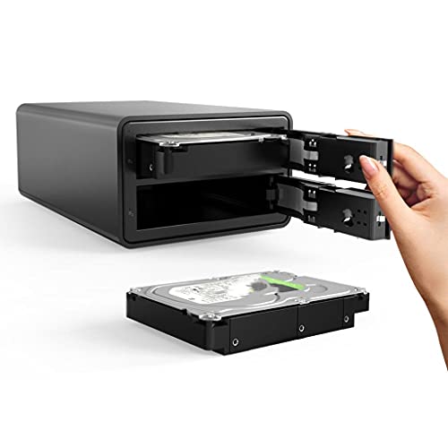 Estación de acoplamiento HDD USB 3.0 con 2 bahías 3.5'' miniatura 2