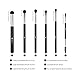 DUcare Eye Makeup Brush Set, 6 Pcs Professional Eyeshadow Blending Makeup Brushes for Concealer Eyebrows Eyeliner, Soft Hairs & Wood Handle