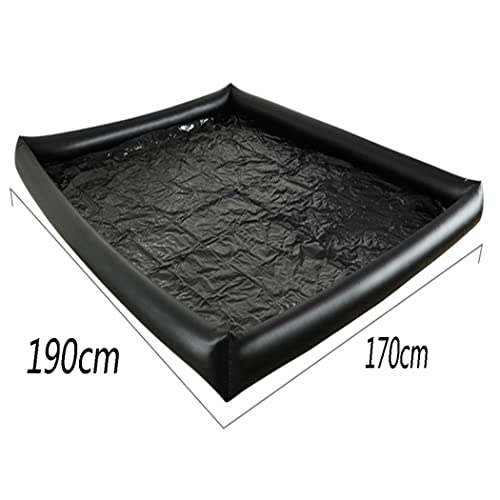 190 * 170Cm Latex Wasserdichte Decke Sex Laken Bettlaken Mit Luxuriöse Aufblasbare Quads Großes Erotisches Wasserbett Für Paare Spannbettlaken Gummimatratze Tagesdecke SM Sexspielzeuge