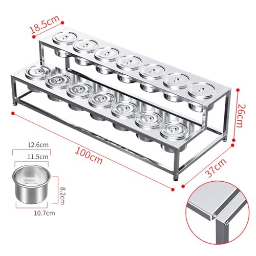 Juego de especias de acero inoxidable, estante organizador para despensa de cocina, almacenamiento de condimentos de encimera, diseño abatible de fácil acceso, duradero y elegante