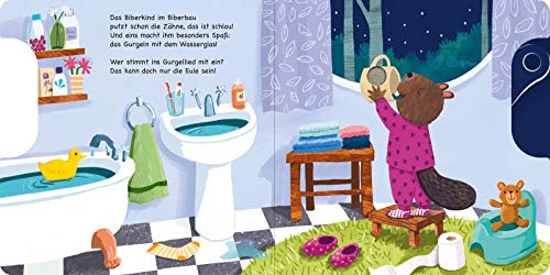 Schuhu, schuhu, nun schlaf auch du!: Schieber und 11 Sounds | Ein innovatives Schieber-Soundbuch für die Kleinsten ab 18 Monaten