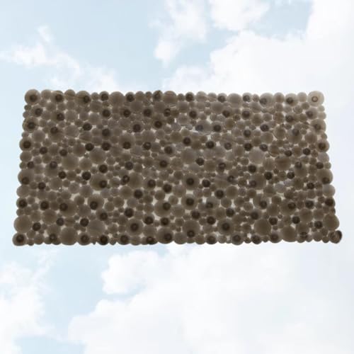Alfombra antideslizante para baño con ventosas de PVC seguro y diseño de masaje de pies para hogar 6