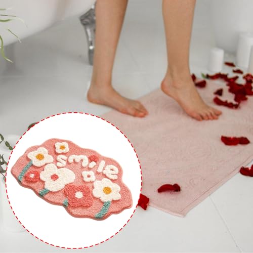 Tapis de sol fleur antidérapant pour éviter les glissades en chambre