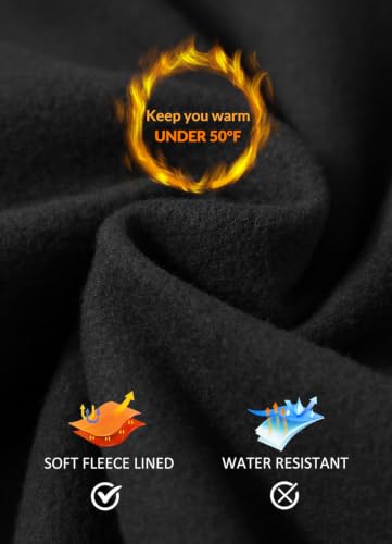 Image of baleaf Women's Fleece Lined Leggings, High Waisted | Thermal Warm Winter Tights, Thick Yoga Pants, Cold Weather, with Pockets