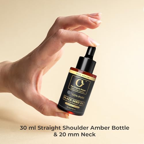 Image of 100% Plant Based Black Seed Oil for Hair Growth - Organic Cold Pressed Kalonji Oil for Skin & Hair Care | Hexane Free | Black Cumin Seed Drops for Skin moisturizer | Immune support