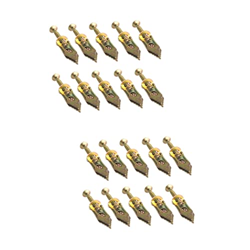 HAWILLOSCH 2sets Plasterboard Fixing Screws Drilling Drywall Anchors Anchor Screws for Home Decor Metal Hardware 10pcs*2