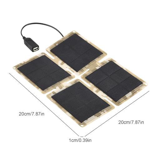 Panel de carga solar portátil de alta eficiencia y diseño plegable multifuncional 6